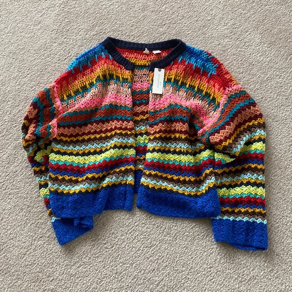 NWT beautiful and colorful Anthropology sweater. - Picture 4 of 6